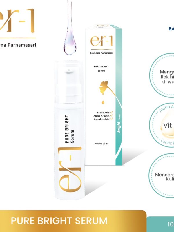 er-1 Pure Bright Serum - Serum Pencerah Wajah - by dr. Erna Purnamasa