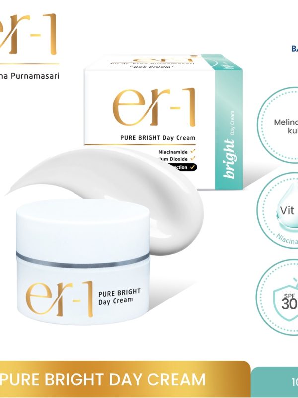er-1 Pure Bright Day Cream – Krim Pagi Pencerah Wajah - by dr. Erna Purnamasari