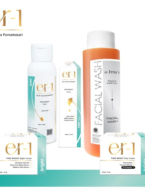er-1 Pure Bright Series - Paket Pencerah Wajah - by dr. Erna Purnamasari