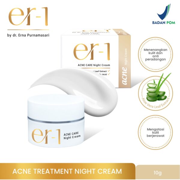 fc299a43bab9ffb574eb4344c37bf2c8 er-1 Acne Care Night Cream - Krim Malam Perawat Wajah Berjerawat - by dr. Erna Purnamasari